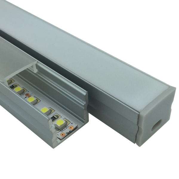 Black LED Diffuser Aluminum Profile For 12mm Width LED Strip Lighting Black LED Diffuser Aluminum Profile For 12mm Width LED Strip Lighting